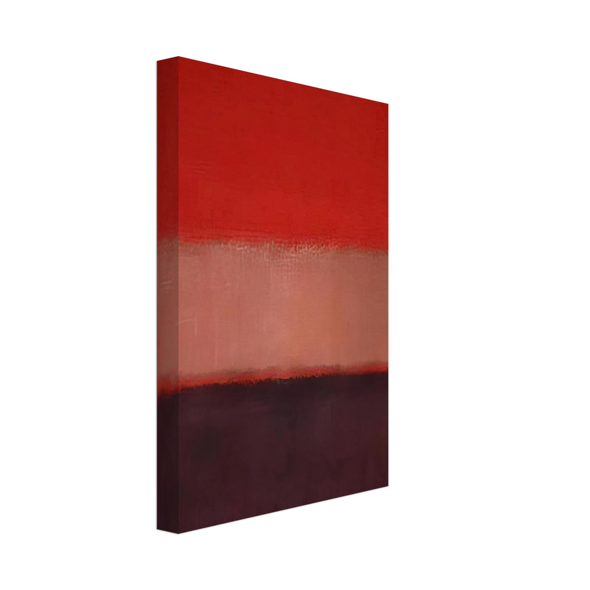 Mark Rothko - No. 46 Black, Ochre, Red Over Red - 1957 Canvas - 70x100 cm / 28x40 inches-canvas