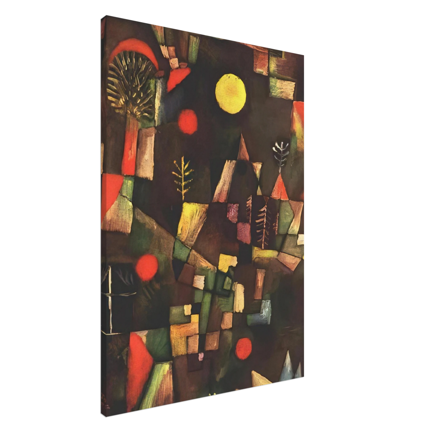Paul Klee - FULL MOON 1919 Canvas - 20x30 cm / 8x12 inches-canvas