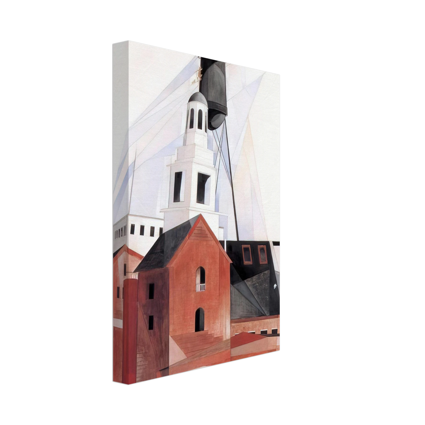 Charles Demuth - Lancaster - 1920 Canvas - 40x60 cm / 16x24 inches-canvas