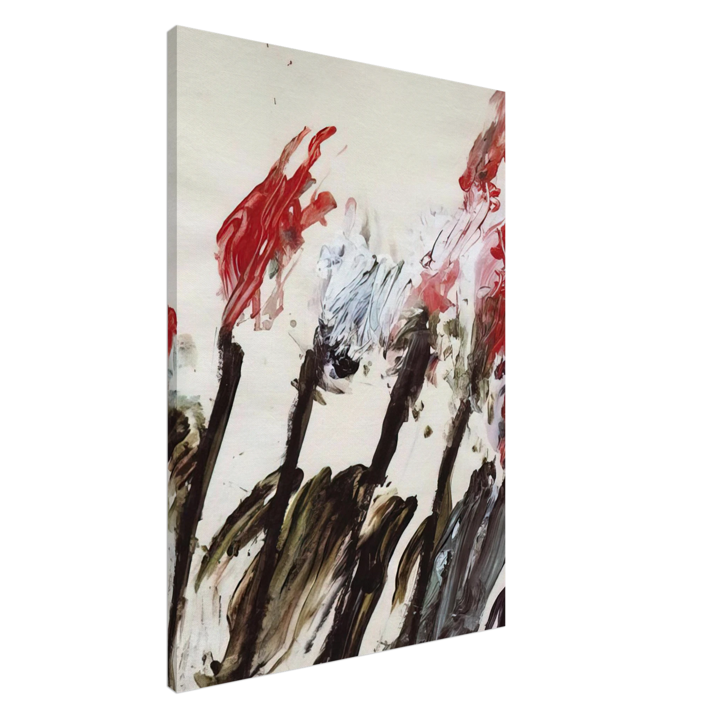 Cy Twombly - Nicola's Irises Canvas - 20x30 cm / 8x12 inches-canvas