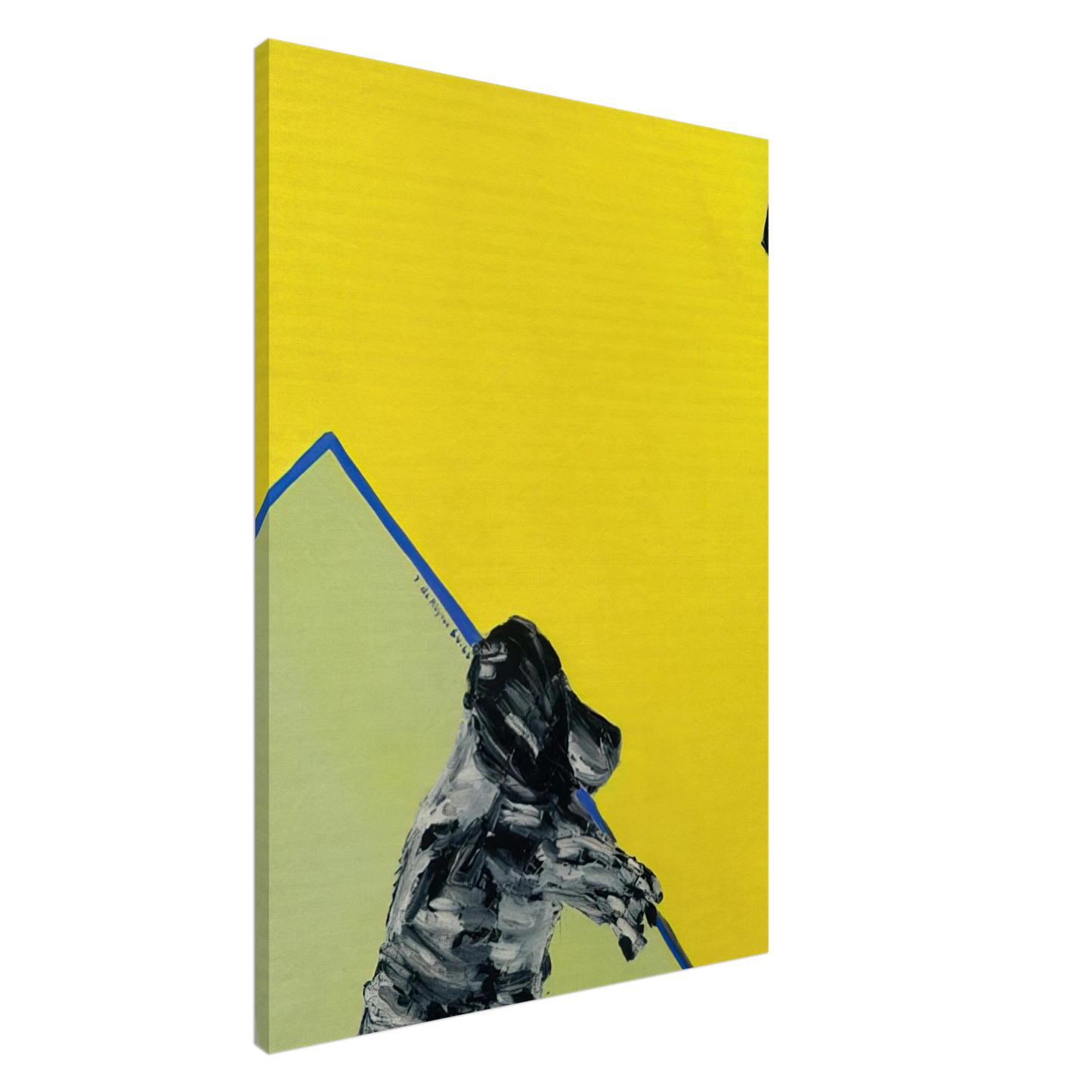 Raoul De Keyser - Baron in Al Held-Veld - 1966 Canvas - 20x30 cm / 8x12 inches-canvas