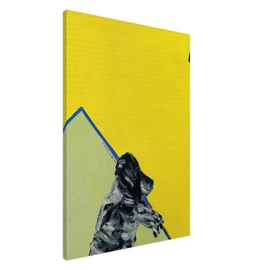 Raoul De Keyser - Baron in Al Held-Veld - 1966 Canvas - 20x30 cm / 8x12 inches-canvas