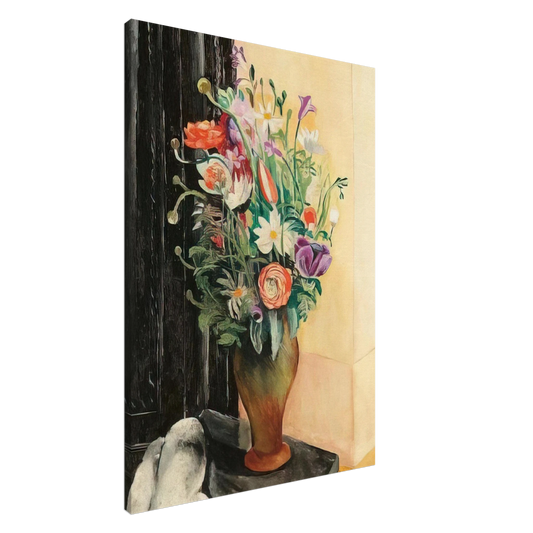Moise Kisling - FLOWERS 1919 Canvas - 20x30 cm / 8x12 inches-canvas
