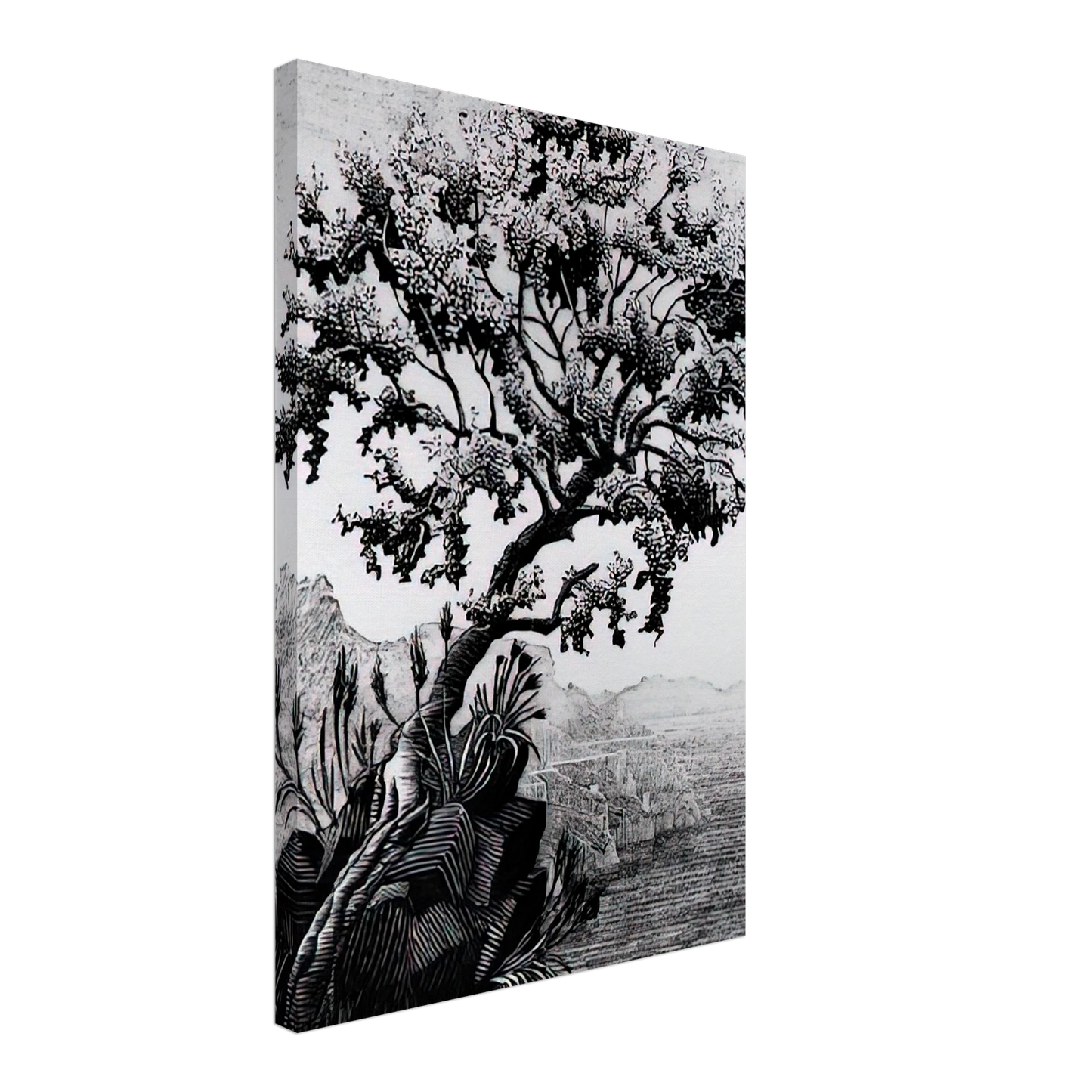 MC Escher - ESCHER (14) Canvas - 40x60 cm / 16x24 inches-canvas