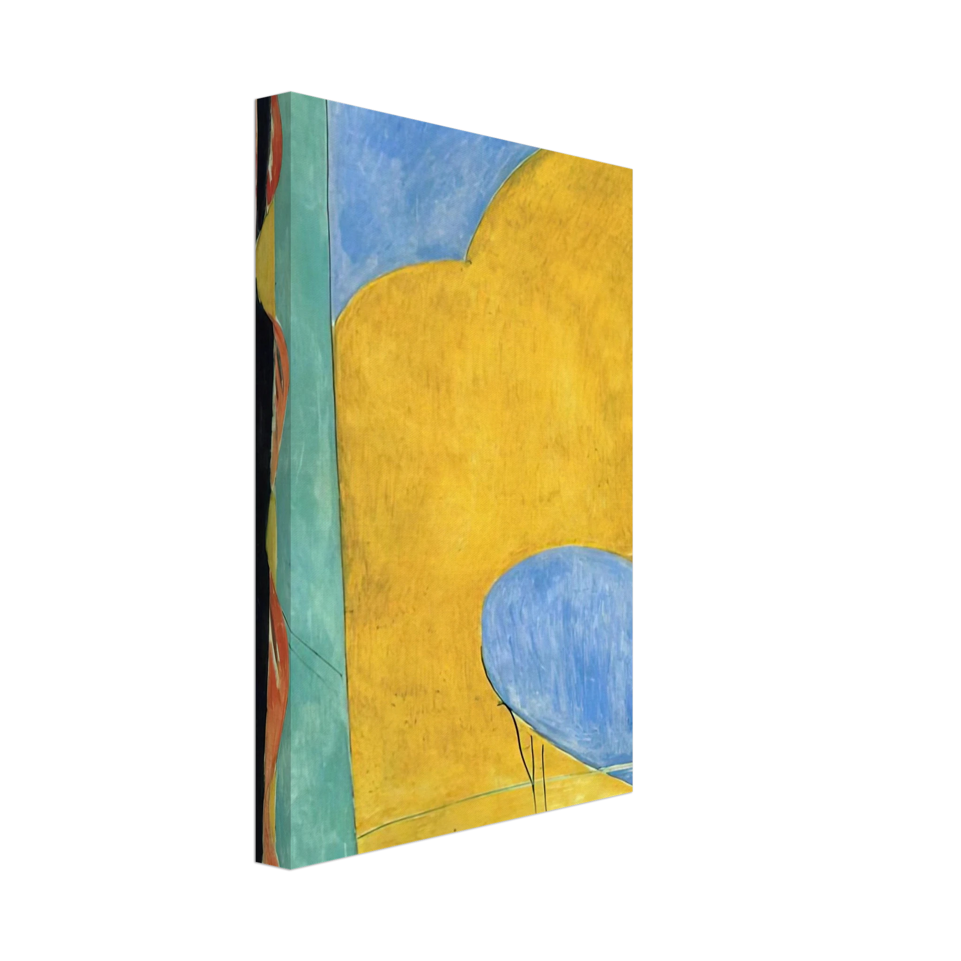 Henri Matisse - THE YELLOW CURTAIN Canvas - 70x100 cm / 28x40 inches-canvas