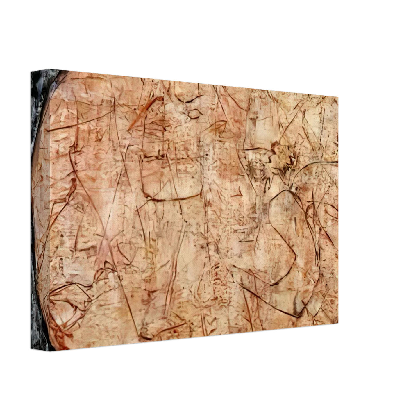 Jean Dubuffet - TABLE CORAIL Canvas - 40x60 cm / 16x24 inches-canvas