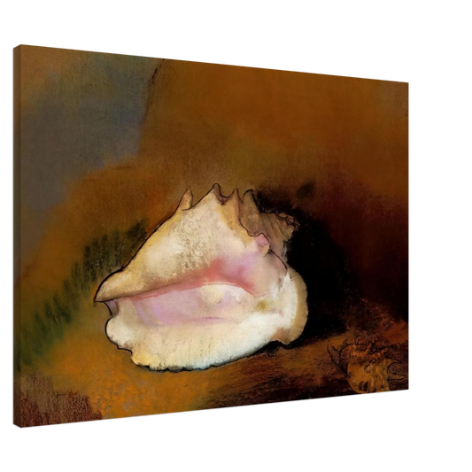 Odilon Redon - THE SEASHELL 1912 1 Canvas - 20x30 cm / 8x12 inches-canvas