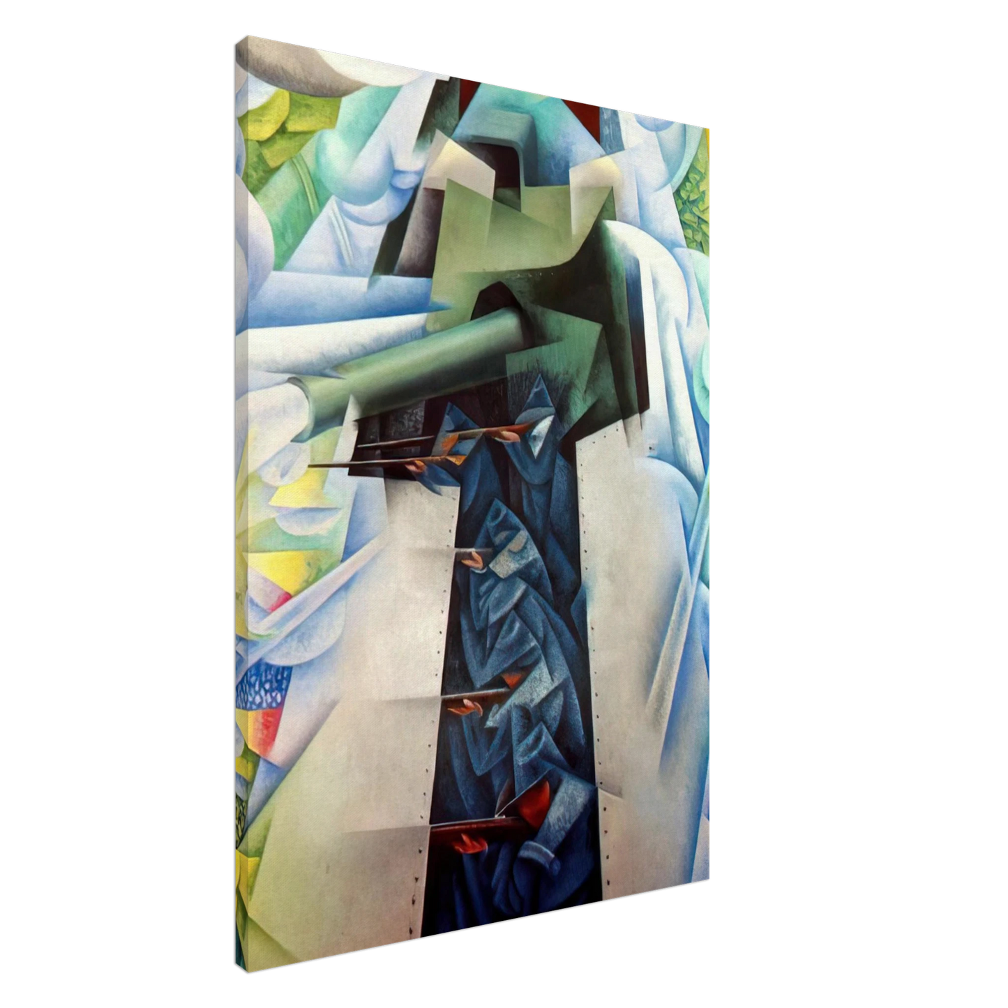 Carlo Carra - ARMTRAIN Canvas - 20x30 cm / 8x12 inches-canvas