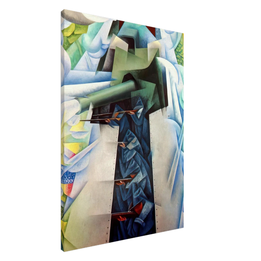 Carlo Carra - ARMTRAIN Canvas - 20x30 cm / 8x12 inches-canvas