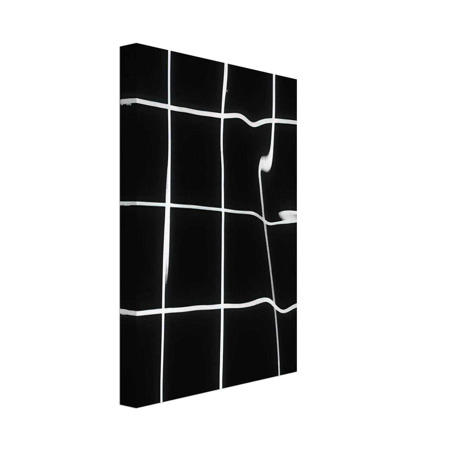 Francois Morellet - Reflections in water deformed by the spectator - 1964 Canvas - 40x60 cm / 16x24 inches-canvas
