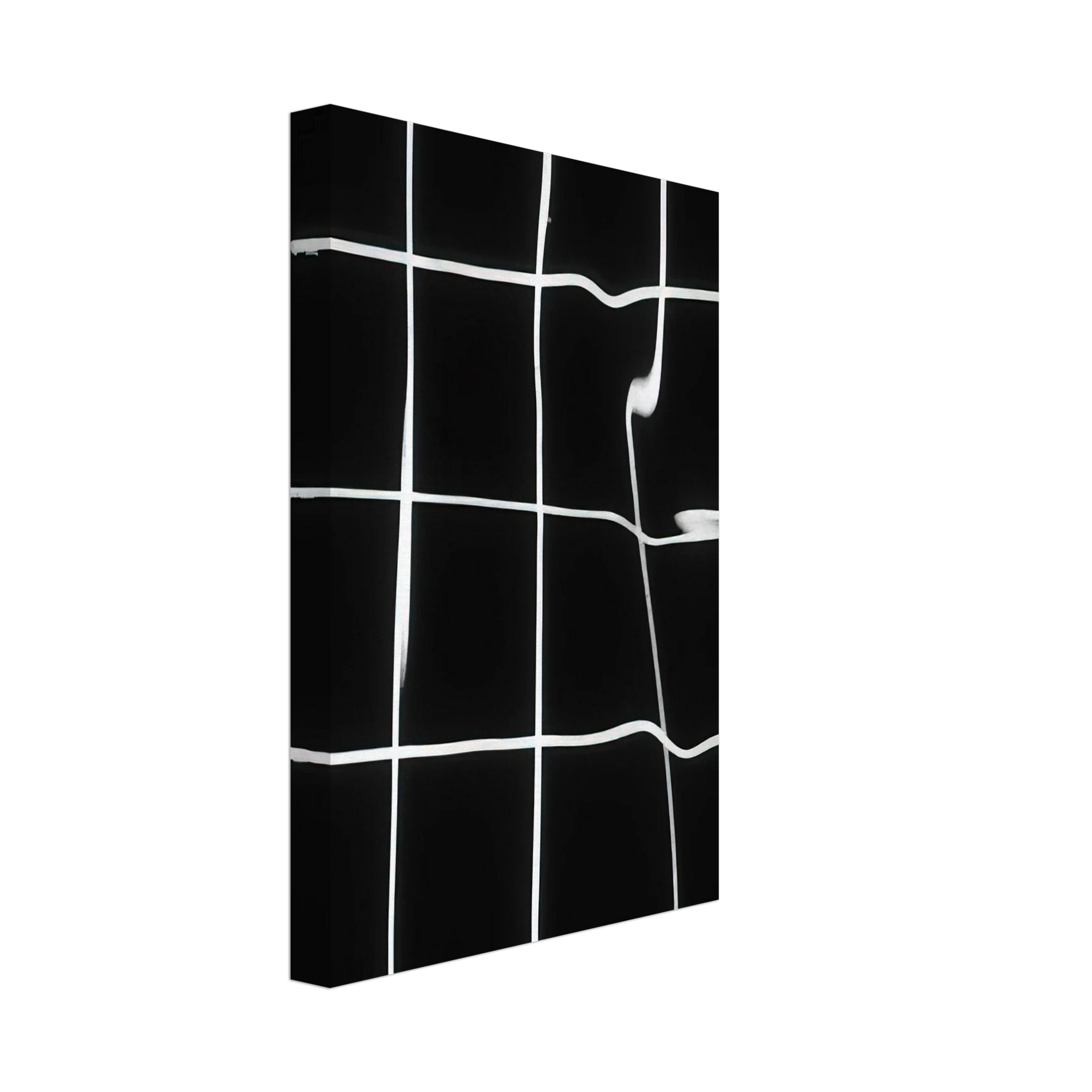 Francois Morellet - Reflections in water deformed by the spectator - 1964 Canvas - 40x60 cm / 16x24 inches-canvas