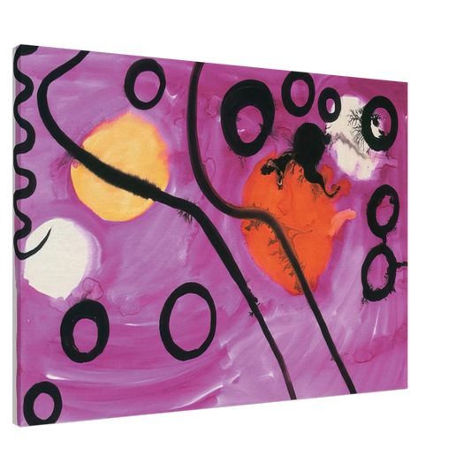 Alexander Calder - UNTITLED 1963 Canvas - 20x30 cm / 8x12 inches-canvas