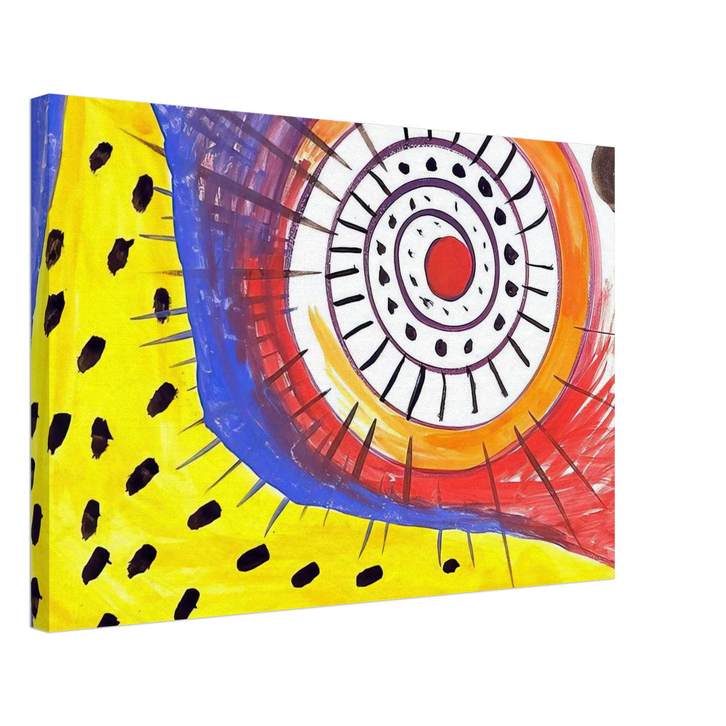 Alexander Calder - SPIRAL COMPOSITION 1970 Canvas - 40x60 cm / 16x24 inches-canvas