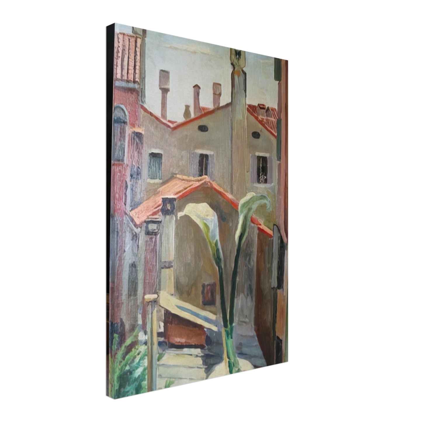 Vanessa Bell - ROOFS Canvas - 70x100 cm / 28x40 inches-canvas