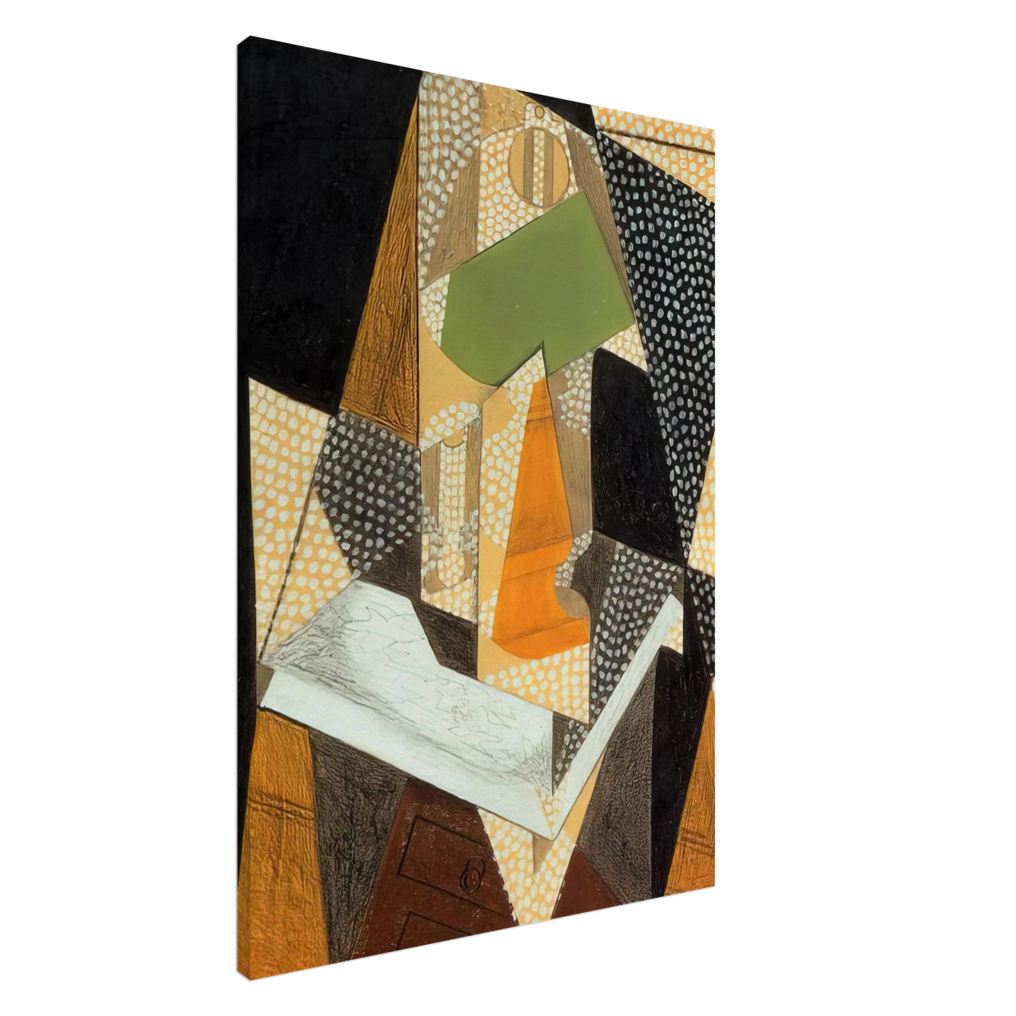Juan Gris - LAMP 1916 Canvas - 20x30 cm / 8x12 inches-canvas