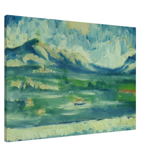 Salvador Dali - LANDSCAPE NEAR AMPURDAN 2 Canvas - 20x30 cm / 8x12 inches-canvas