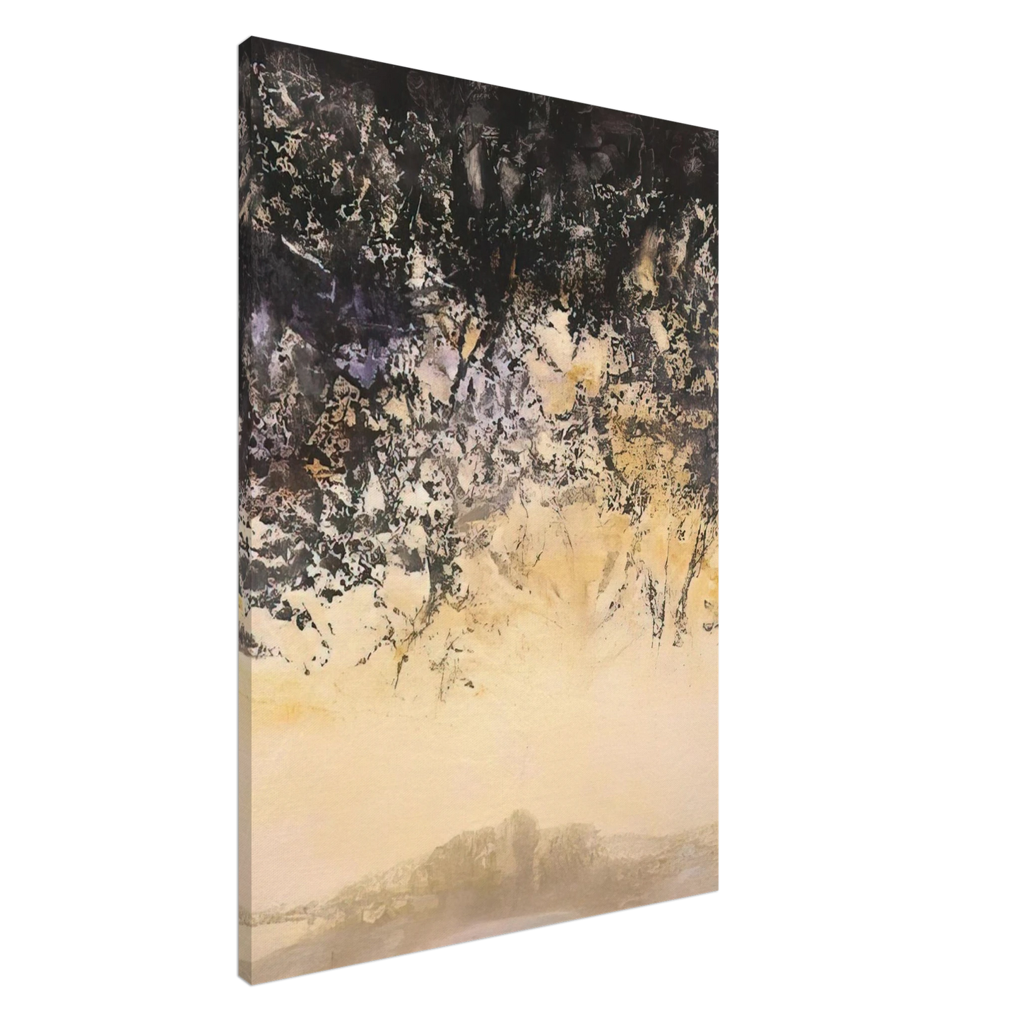Zao Wou-Ki - 11 11 1996 1996 Canvas - 20x30 cm / 8x12 inches-canvas