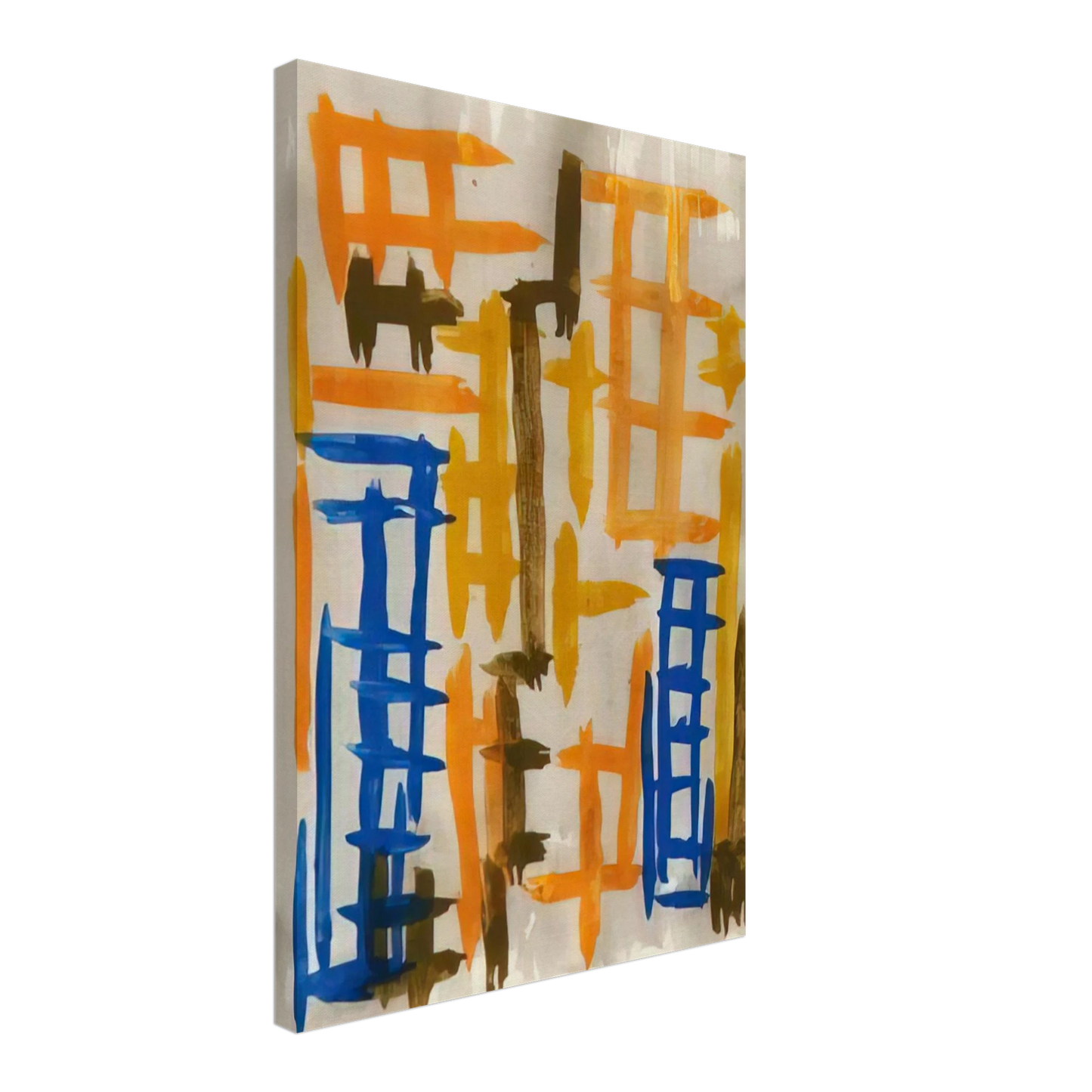 Gunther Forg - Untitled Gitterbild - 2001 Canvas - 40x60 cm / 16x24 inches-canvas