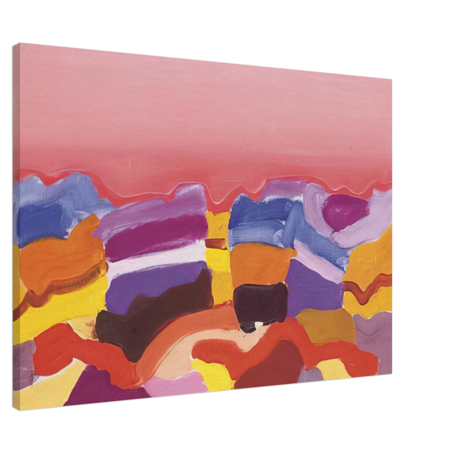 Charles Lapicque - Desert - 1962 Canvas - 20x30 cm / 8x12 inches-canvas