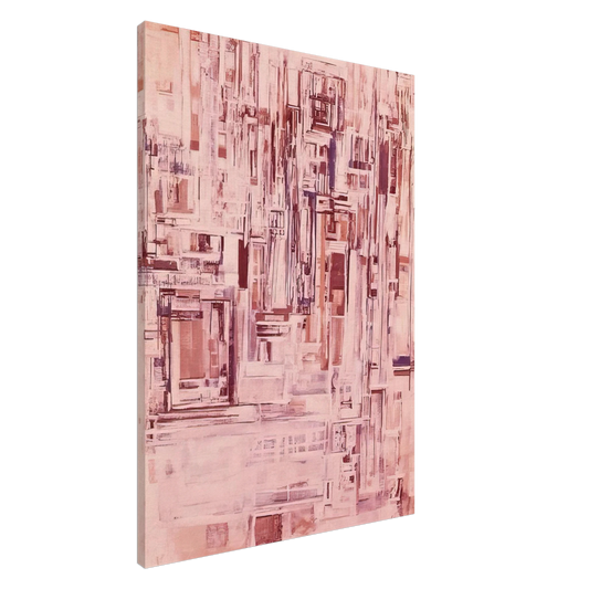 Maria Helena Vieira da Silva - Untitled - 1970 Canvas - 20x30 cm / 8x12 inches-canvas