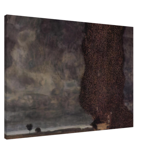 Gustav Klimt - THE BIG POPLAR II 1903 Canvas - 20x30 cm / 8x12 inches-canvas