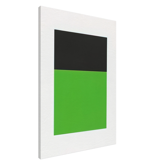 Ellsworth Kelly - Black-Green from the Series of Ten Lithographs Canvas - 20x30 cm / 8x12 inches-canvas