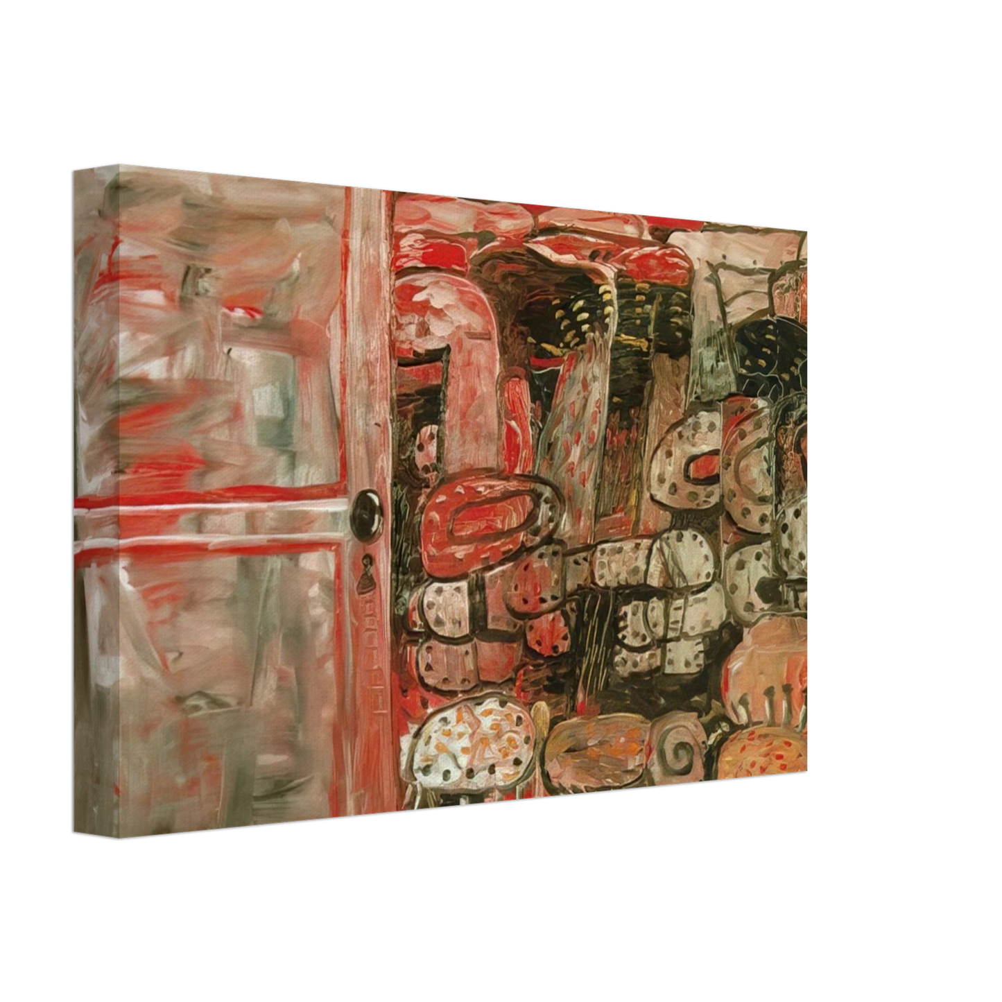 Philip Guston - ENTRANCE Canvas - 70x100 cm / 28x40 inches-canvas