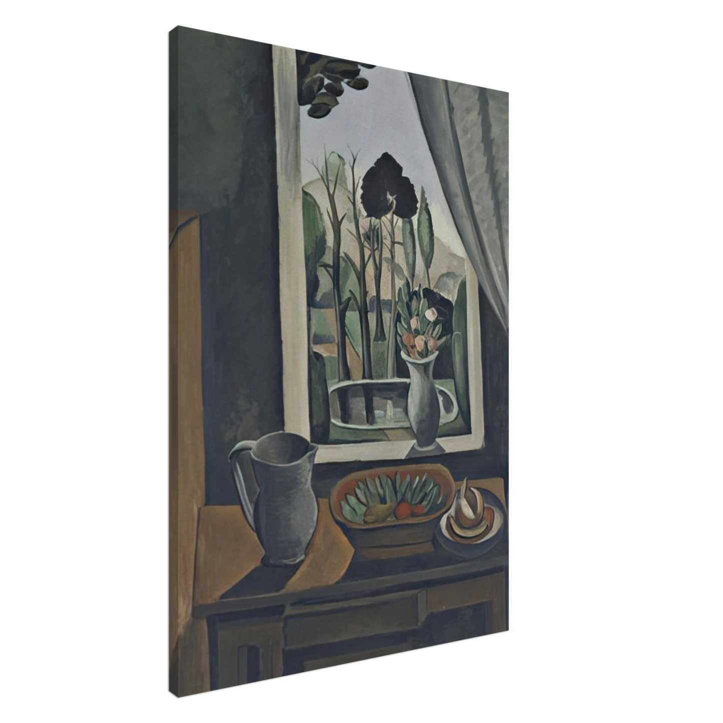 Andre Derain - WINDOW AT VERS 1912 Canvas - 20x30 cm / 8x12 inches-canvas