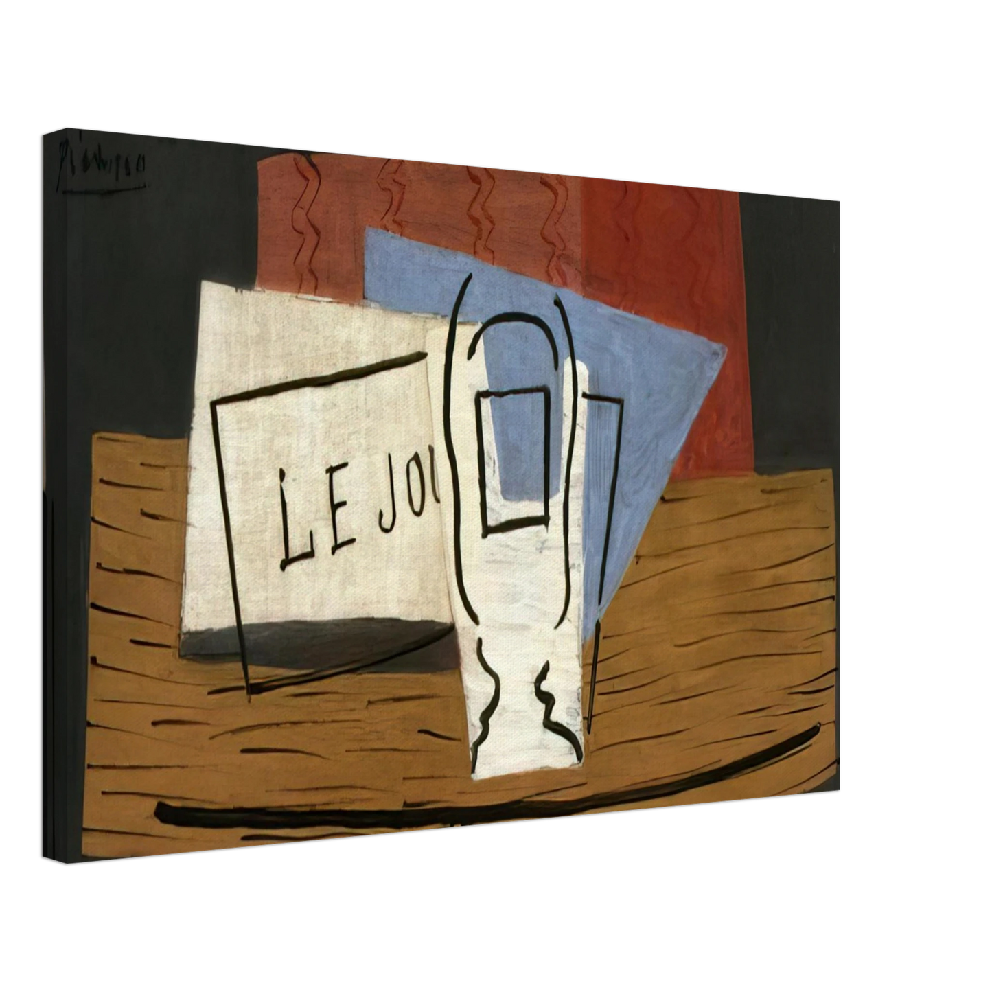 Pablo Picasso - Still life - 1921 Canvas - 40x60 cm / 16x24 inches-canvas