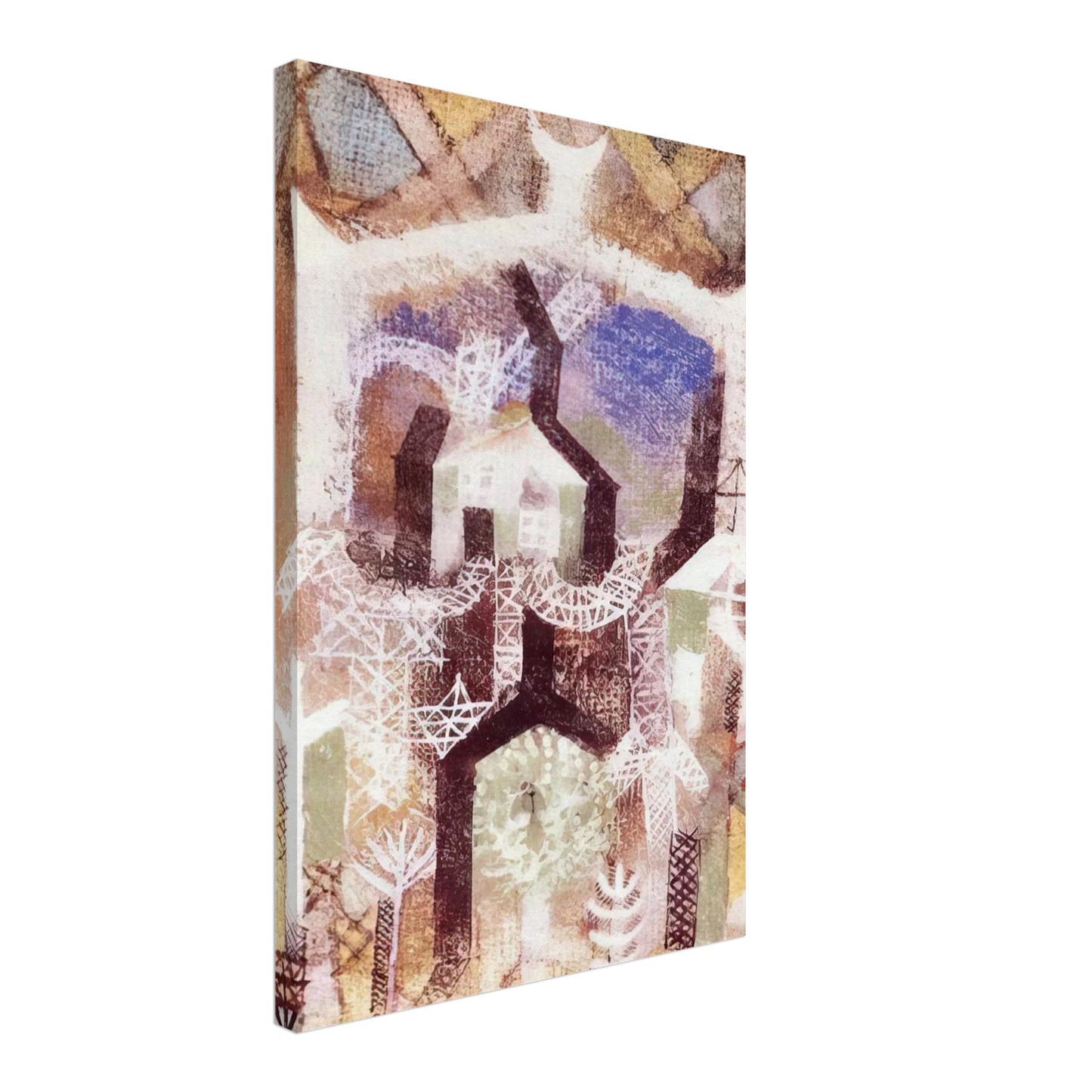 Paul Klee - SUMMER HOUSES 1919 Canvas - 40x60 cm / 16x24 inches-canvas