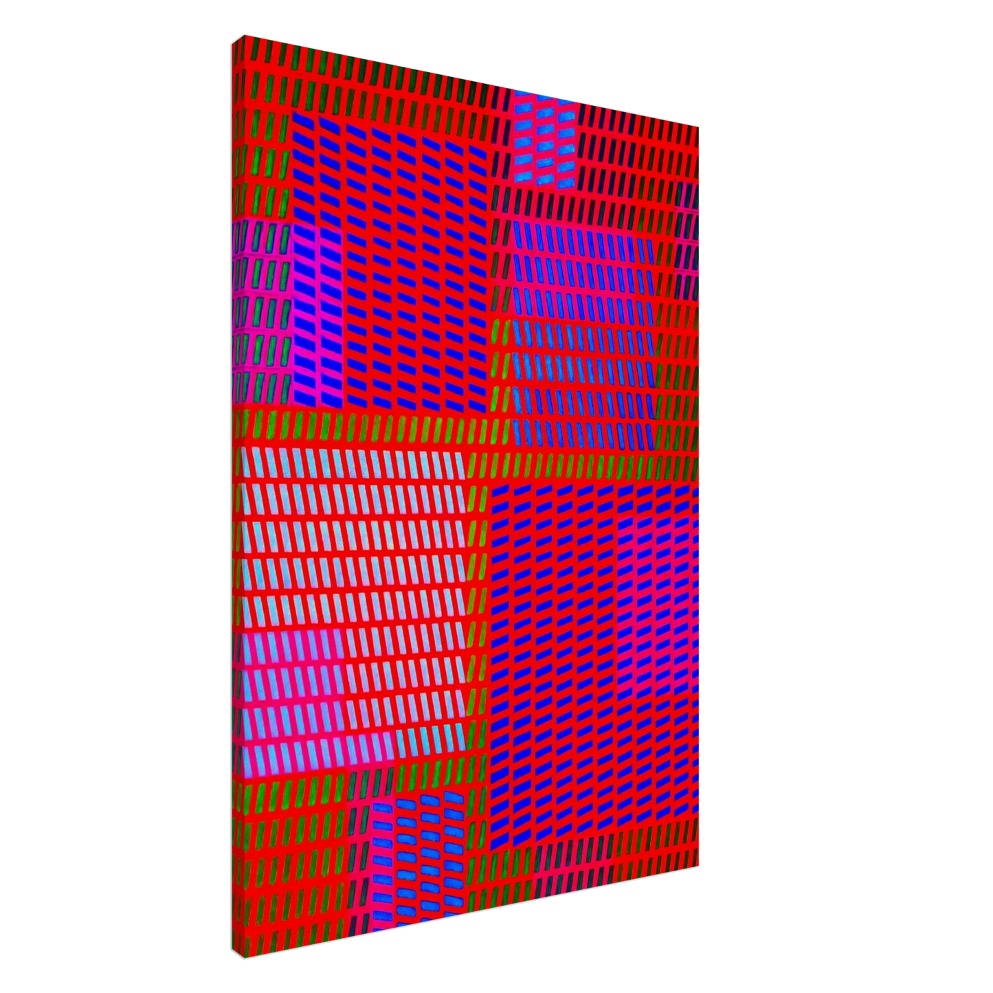 Victor Vasarely - Keiho C1 - 1963 Canvas - 20x30 cm / 8x12 inches-canvas