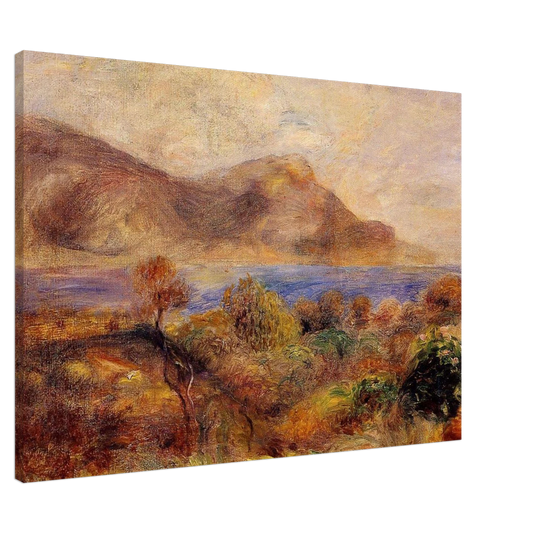 Pierre-Auguste Renoir - Mediteranean Landscape Canvas - 20x30 cm / 8x12 inches-canvas