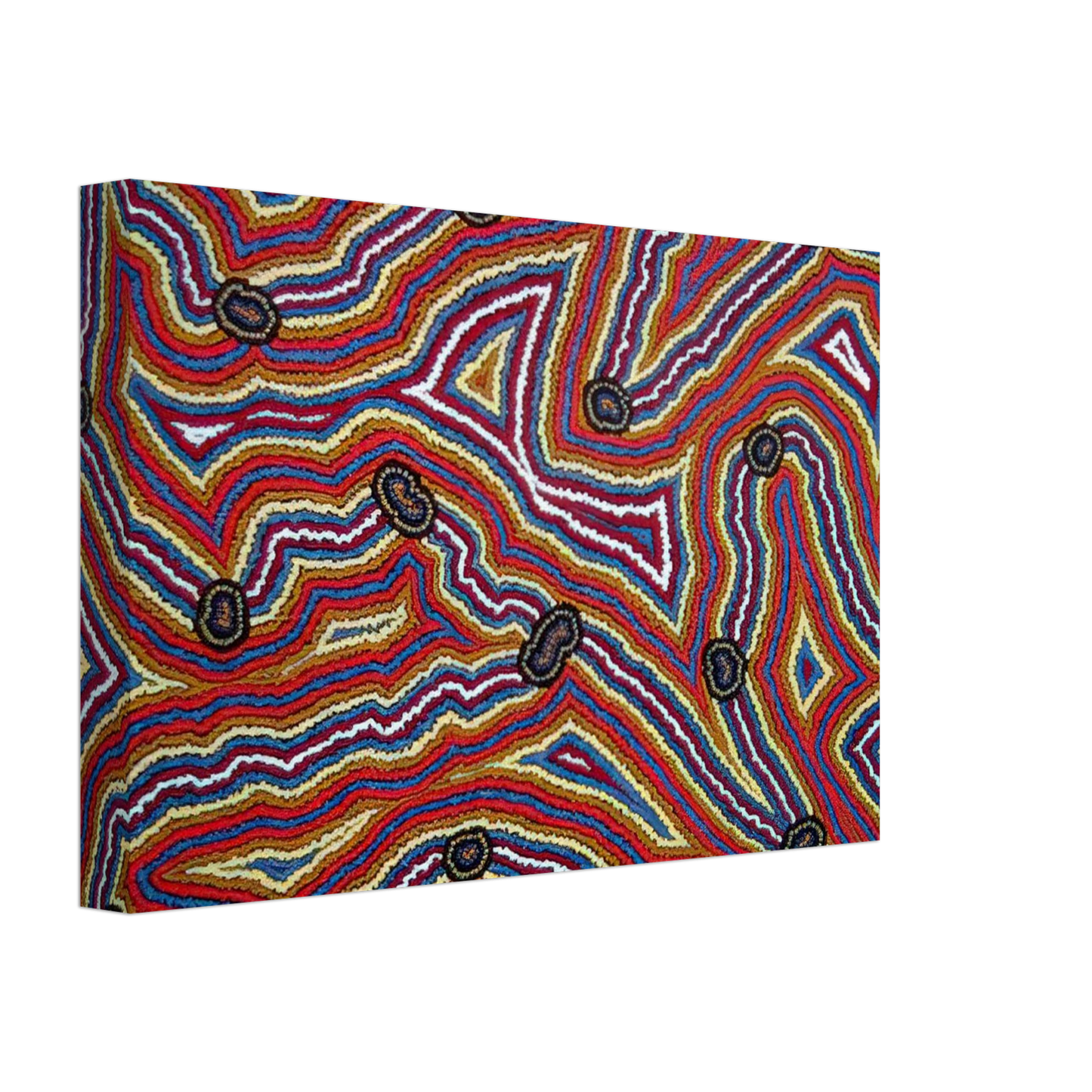 Clifford Possum Tjapaltjarri - Narripi Dreaming - 1992 Canvas - 40x60 cm / 16x24 inches-canvas