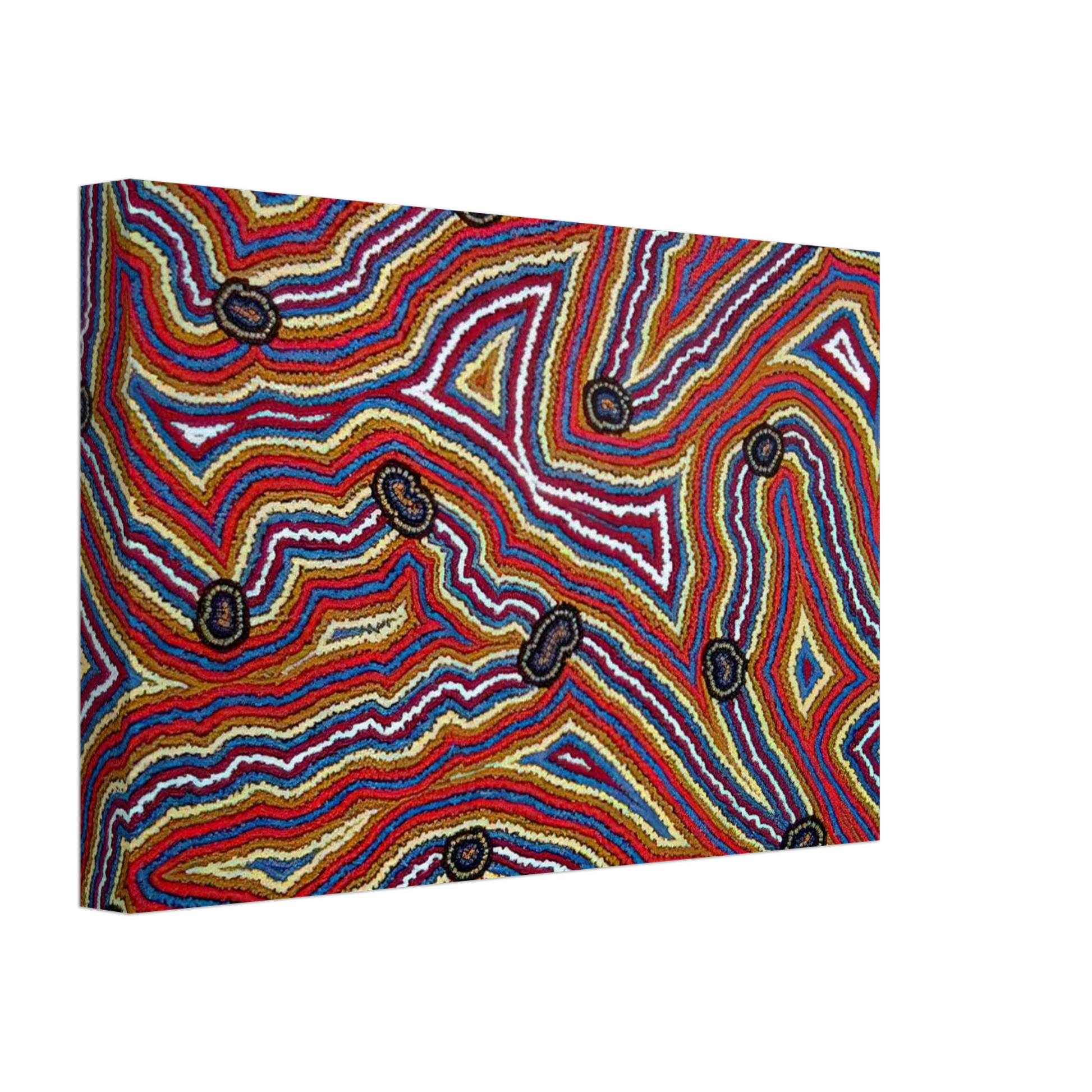 Clifford Possum Tjapaltjarri - Narripi Dreaming - 1992 Canvas - 40x60 cm / 16x24 inches-canvas