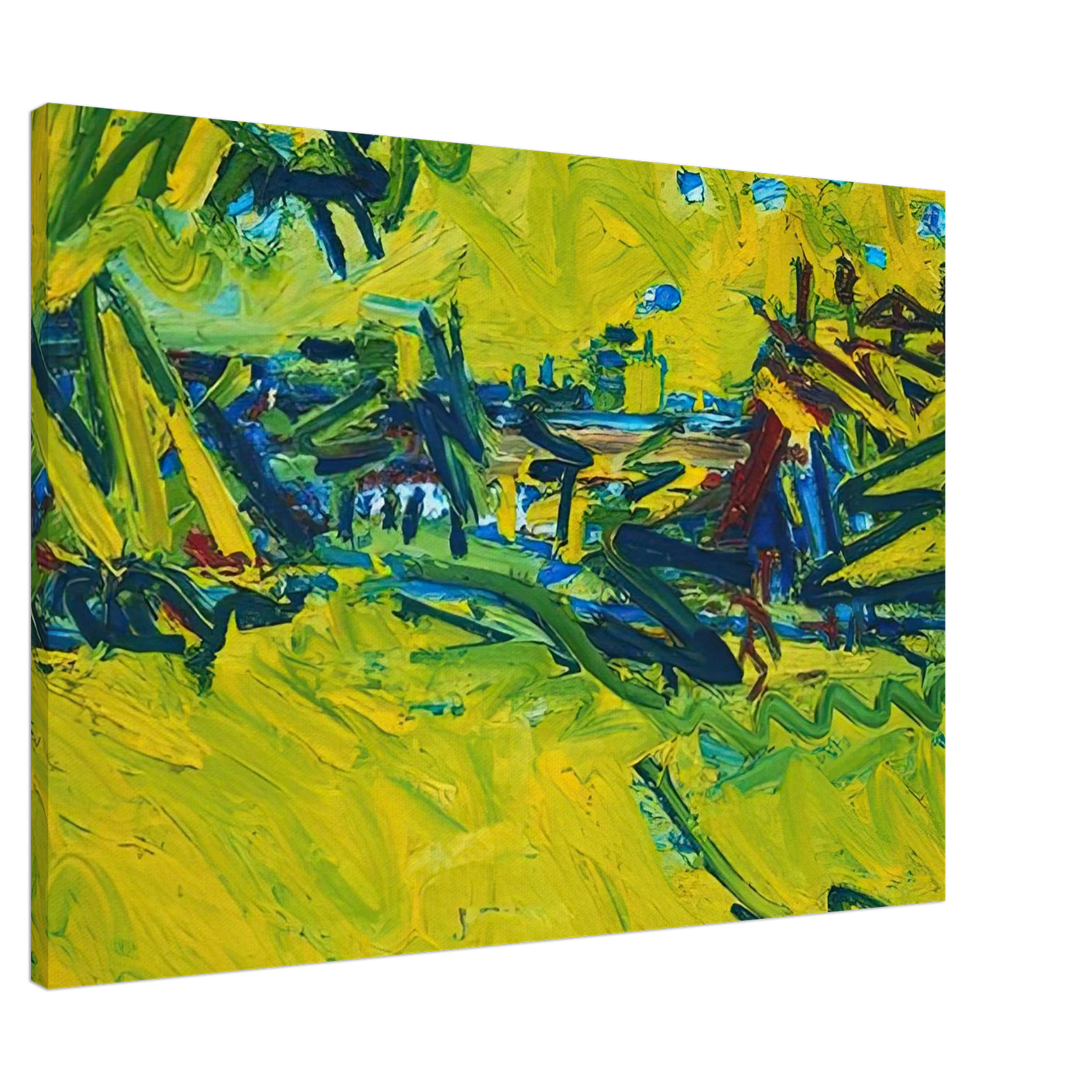 Frank Auerbach - THE ORIGIN OF THE GREAT BEAR 1968 Canvas - 20x30 cm / 8x12 inches-canvas
