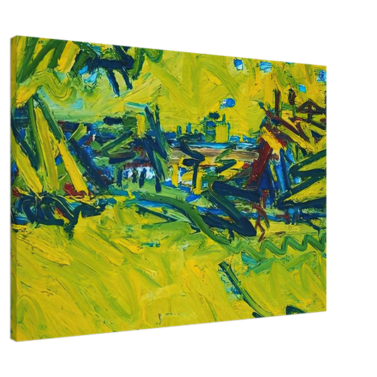 Frank Auerbach - THE ORIGIN OF THE GREAT BEAR 1968 Canvas - 20x30 cm / 8x12 inches-canvas