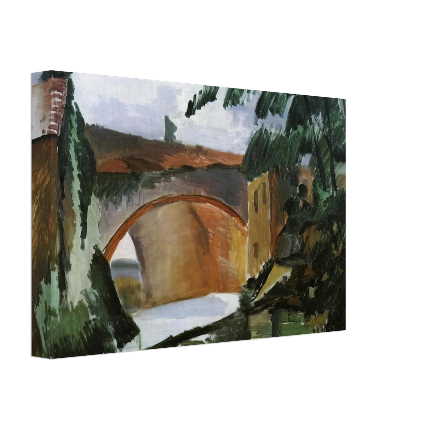 Andre Derain - THE RIVER 1912 Canvas - 40x60 cm / 16x24 inches-canvas