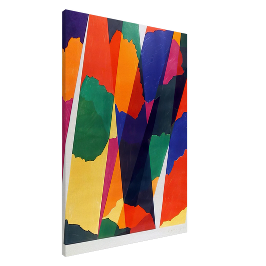 Piero Dorazio - Wait - Untitled XIX - 1968 Canvas - 20x30 cm / 8x12 inches-canvas