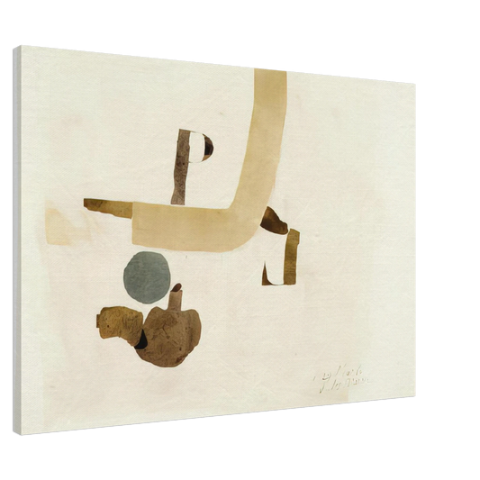 Julius Bissier - 29.5.64 - 1964 Canvas - 20x30 cm / 8x12 inches-canvas