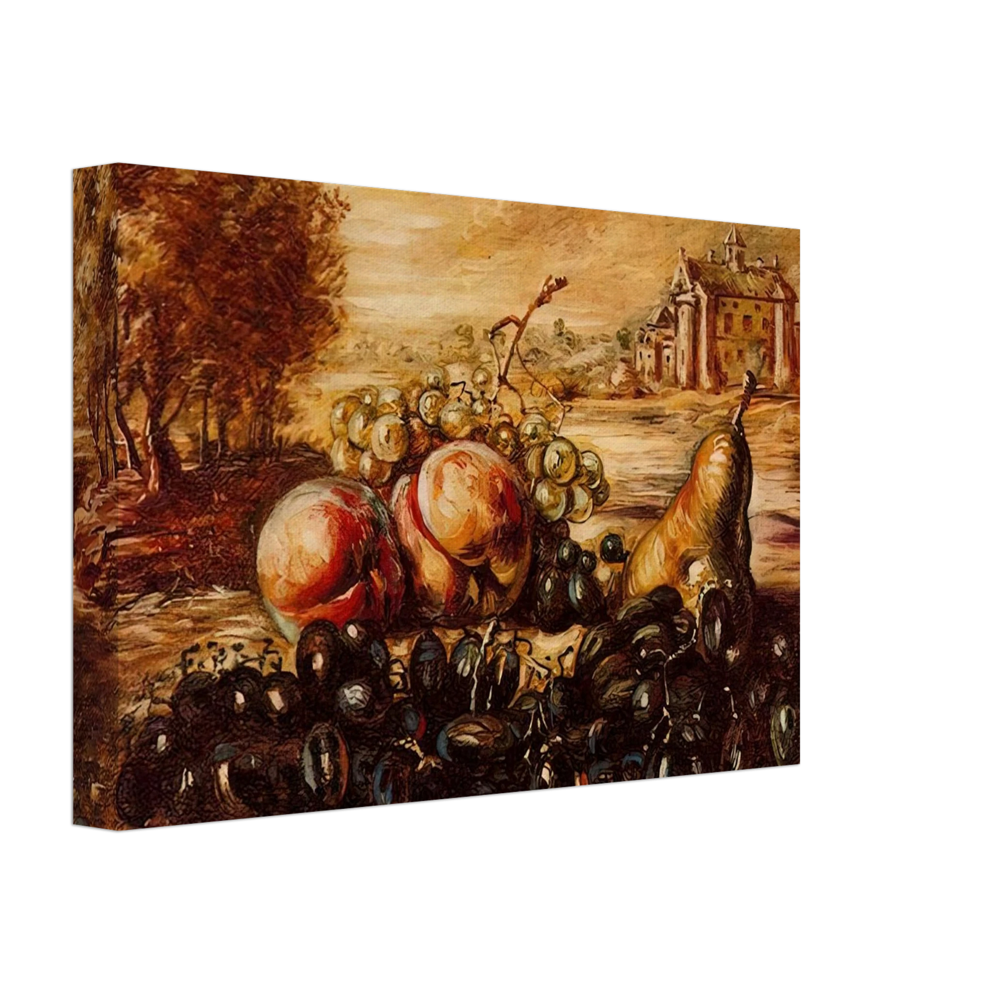 Giorgio de Chirico - BLACK GRAPE Canvas - 40x60 cm / 16x24 inches-canvas