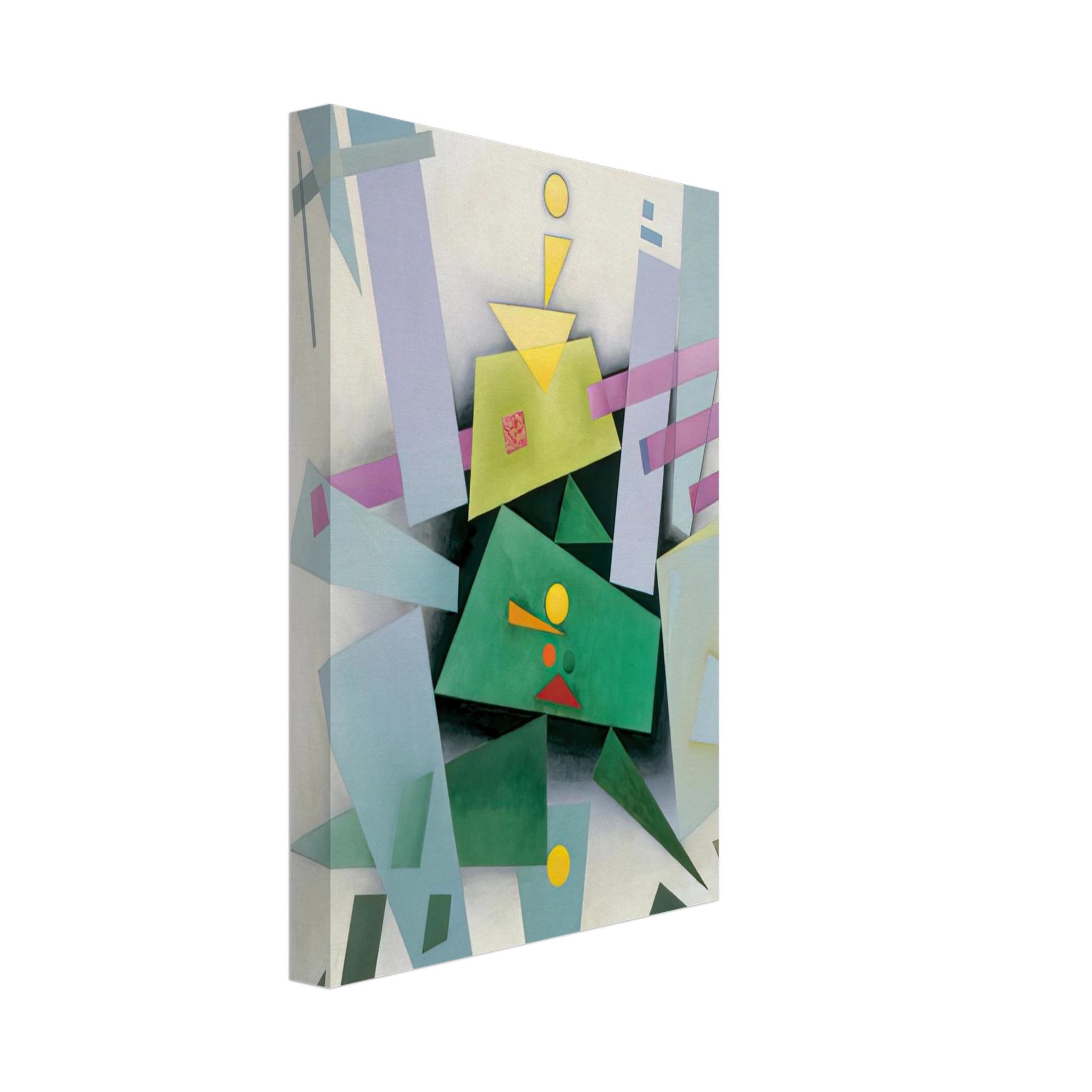 Rudolf Bauer - INVENTION COMPOSITION 31 1933 Canvas - 70x100 cm / 28x40 inches-canvas