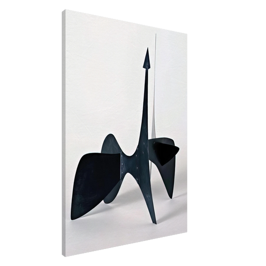 Alexander Calder - TEODELAPIO MAQUETTE II 1962 Canvas - 20x30 cm / 8x12 inches-canvas