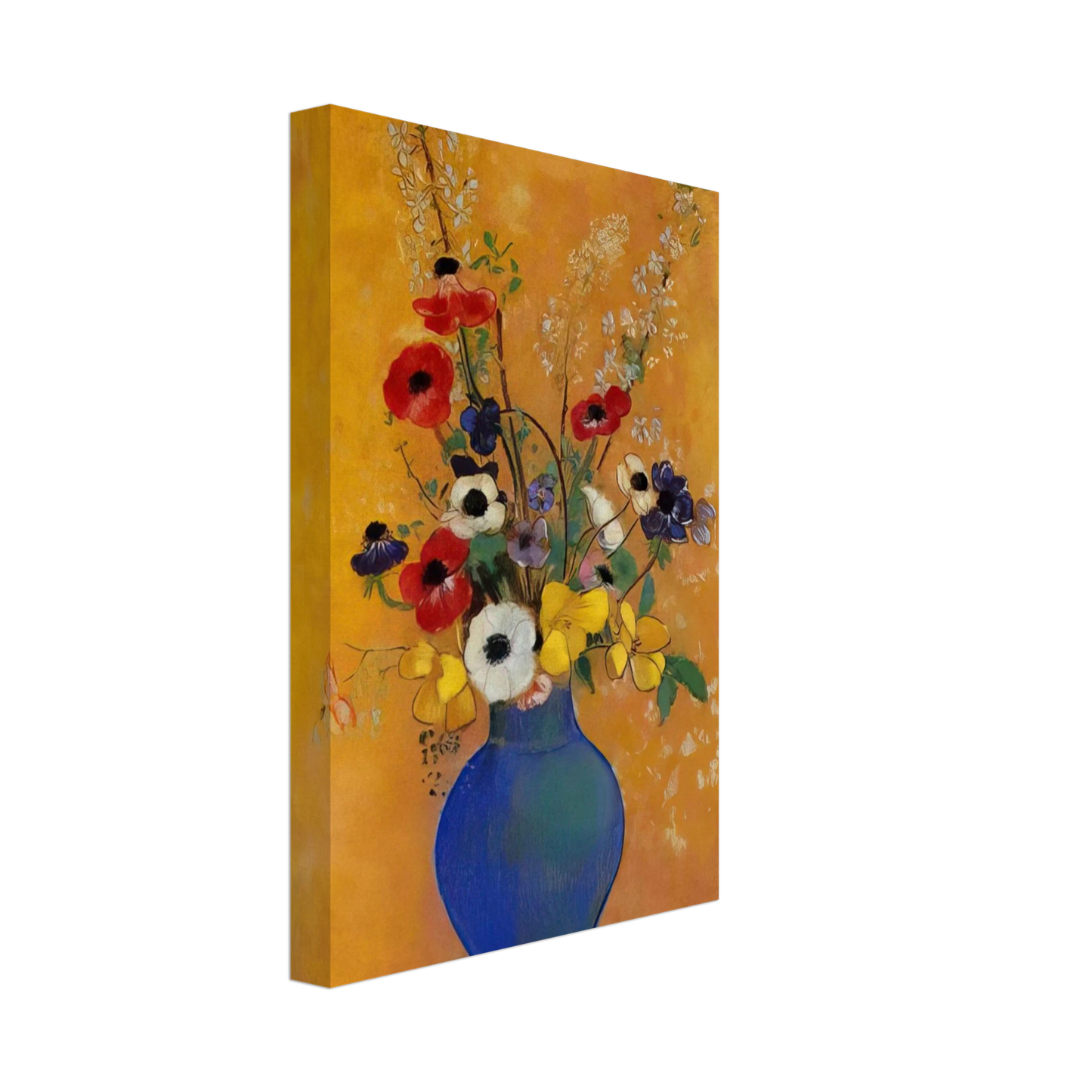 Odilon Redon - VASE OF FLOWERS 4 Canvas - 70x100 cm / 28x40 inches-canvas