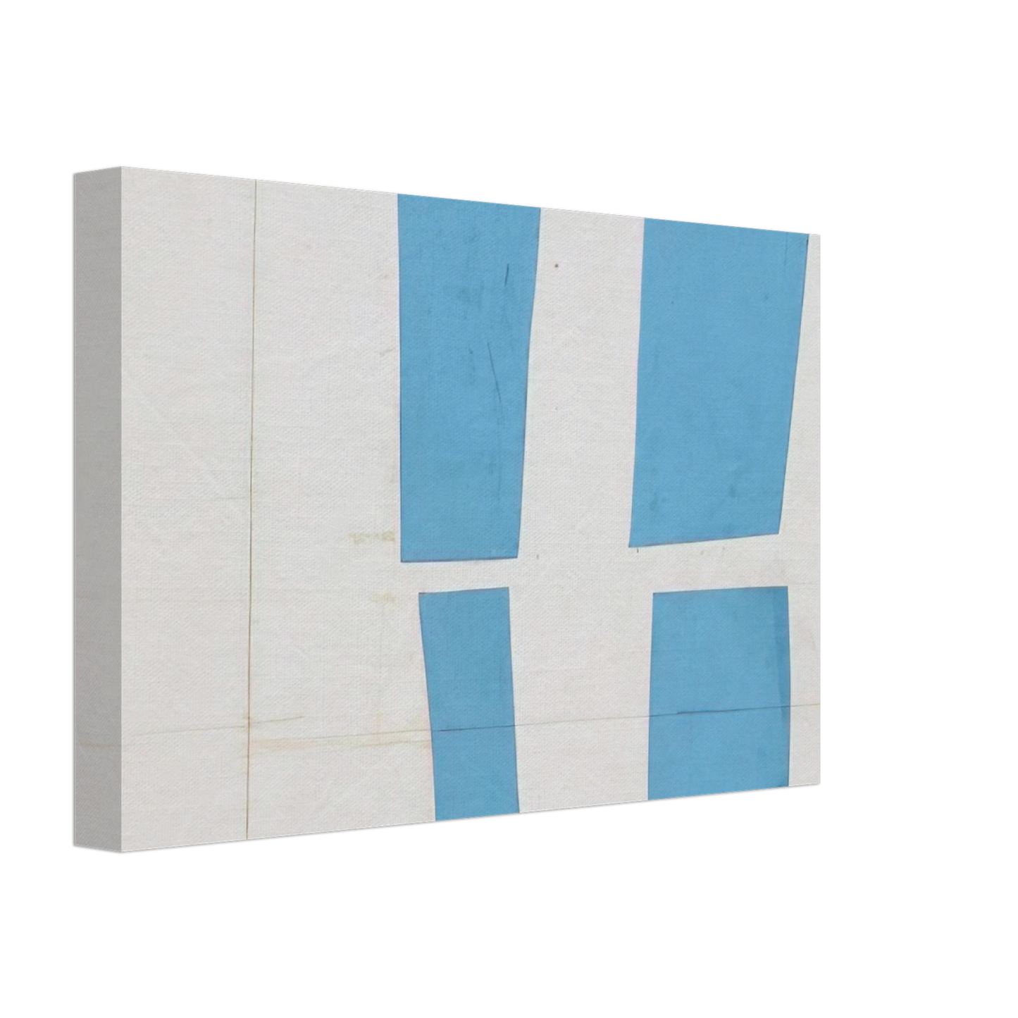 Ellsworth Kelly - Blue and White Canvas - 70x100 cm / 28x40 inches-canvas