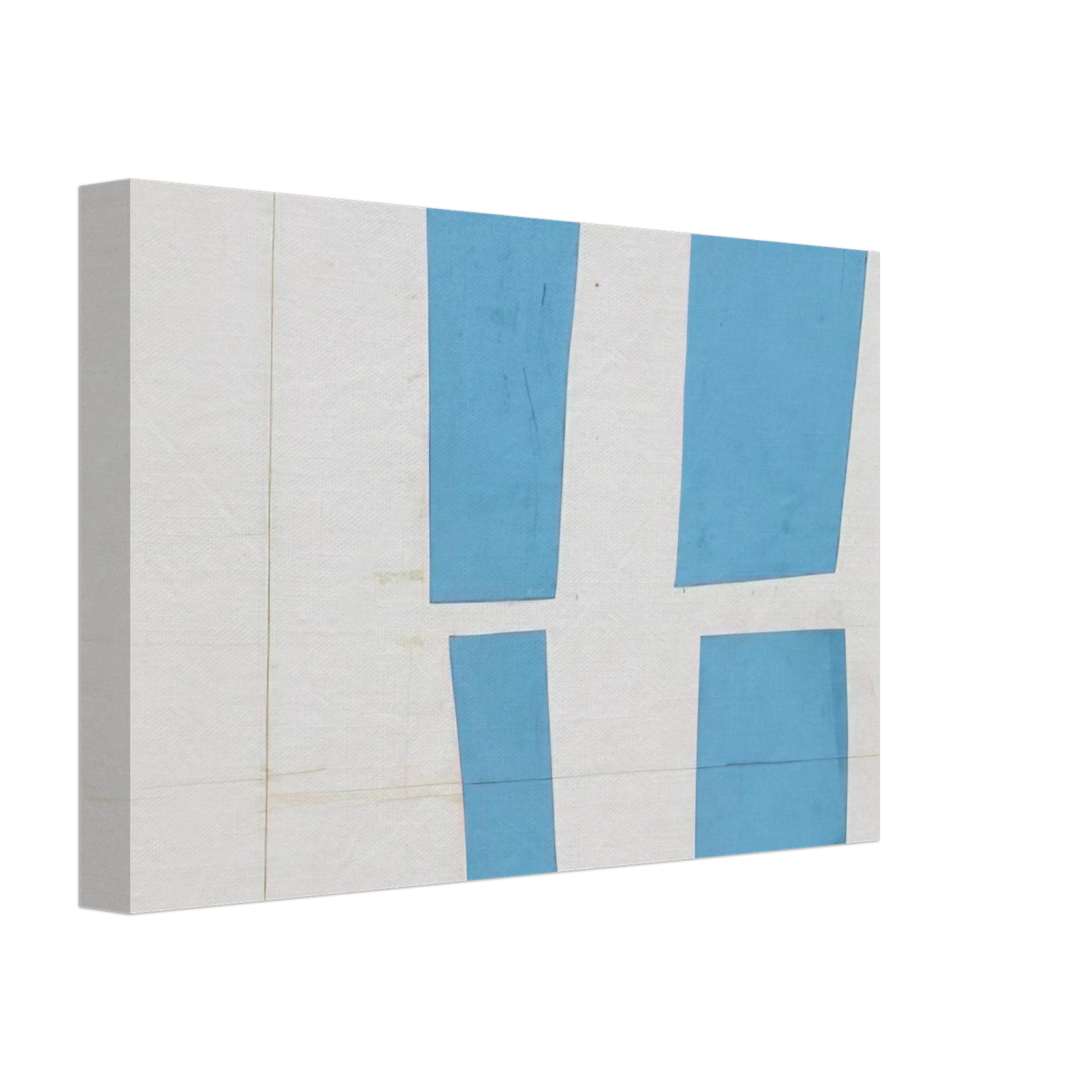 Ellsworth Kelly - Blue and White Canvas - 70x100 cm / 28x40 inches-canvas