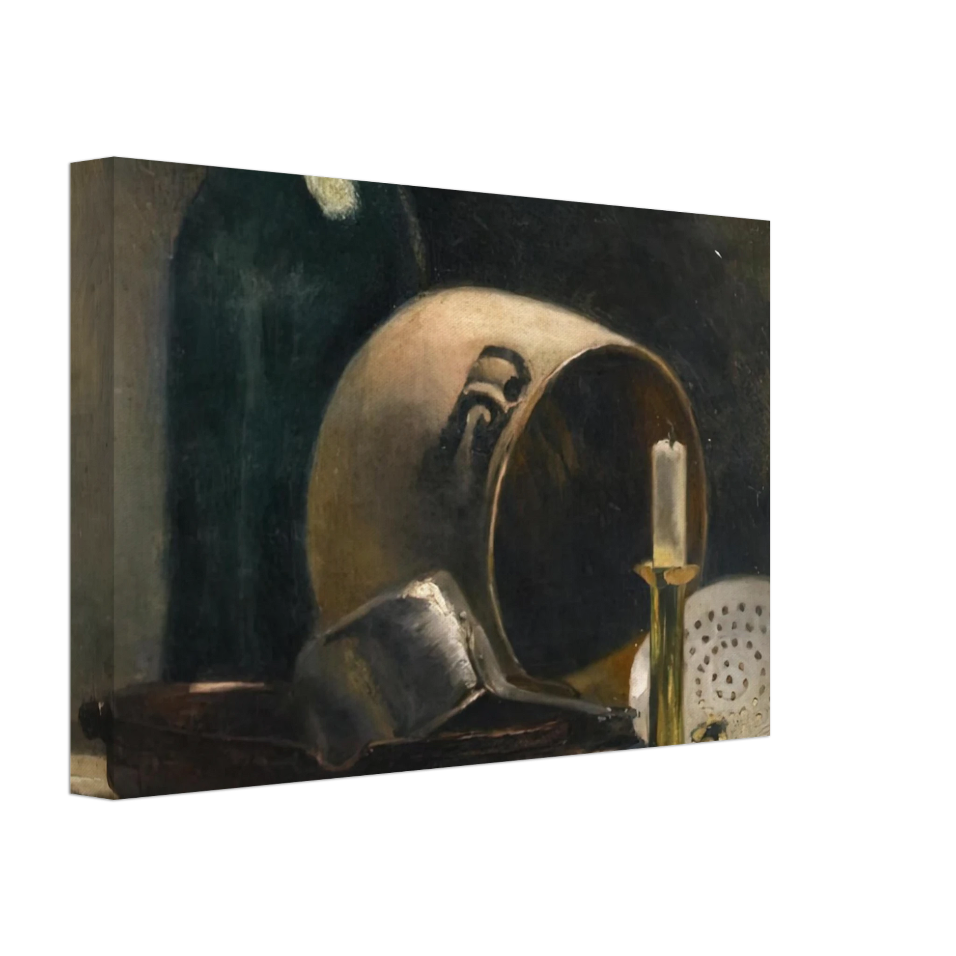 Henri Matisse - STILL LIFE WITH EARTHEN POT 1892 Canvas - 40x60 cm / 16x24 inches-canvas