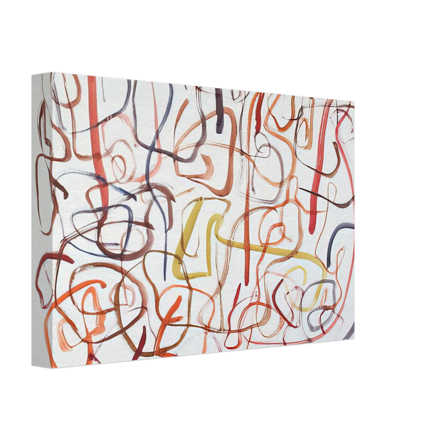 William Saroyan - #6 April 28, 1963 NYC - 1963 Canvas - 70x100 cm / 28x40 inches-canvas