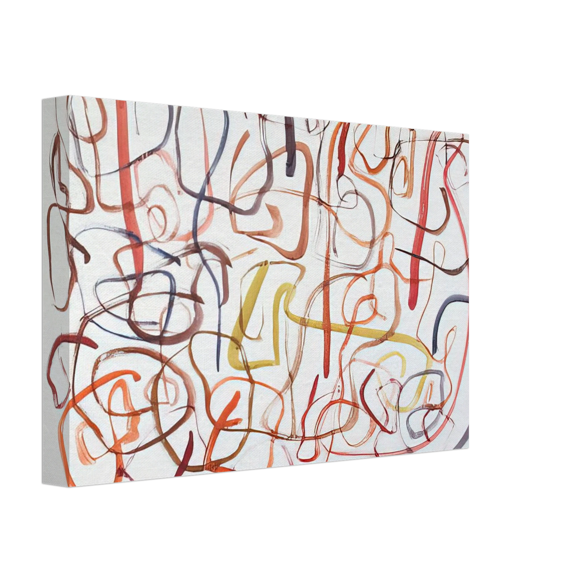 William Saroyan - #6 April 28, 1963 NYC - 1963 Canvas - 70x100 cm / 28x40 inches-canvas