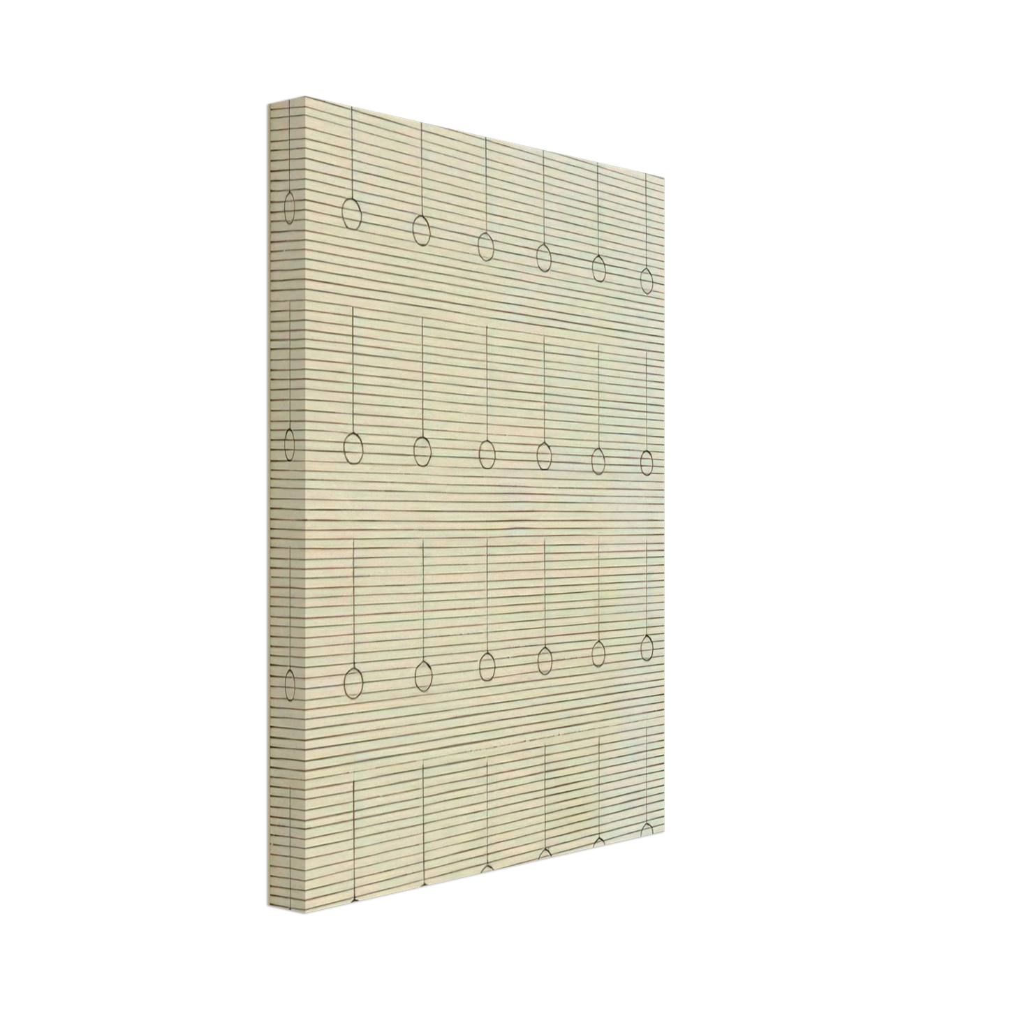 Agnes Martin - Drops Canvas - 70x100 cm / 28x40 inches-canvas