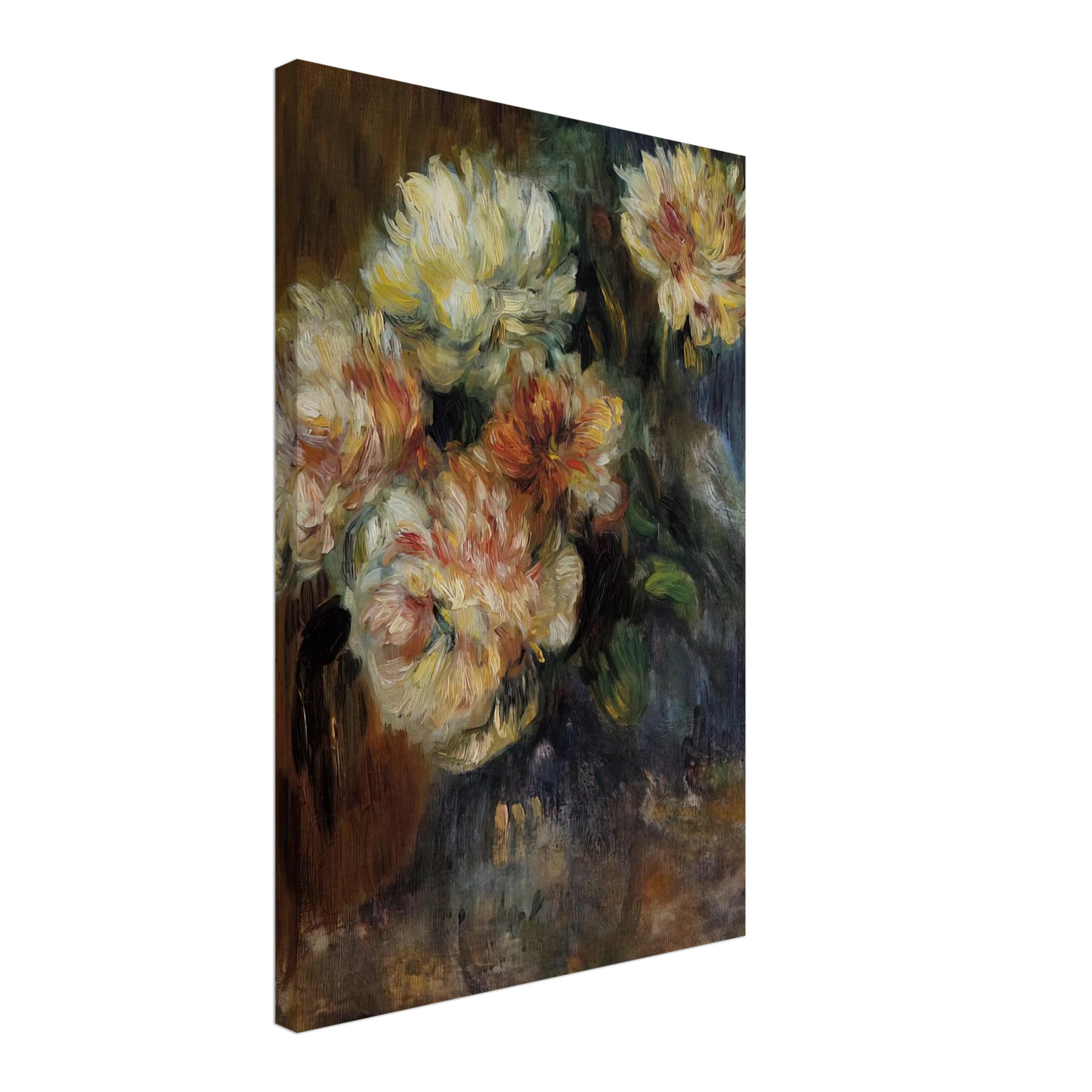 Pierre-Auguste Renoir - Vase of Peonies Canvas - 40x60 cm / 16x24 inches-canvas